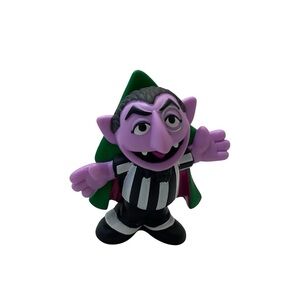 Hasbro Sesame Street Workshop Count Von Count Soccer Figure 3" 2011 Purple Toy